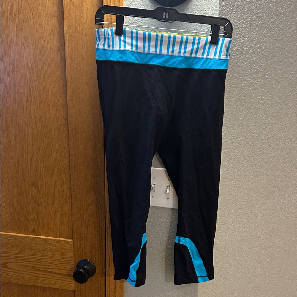 Lululemon Black and Blue Leggings